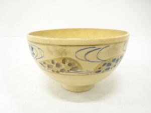 香泉造　金彩色絵　流水　茶碗